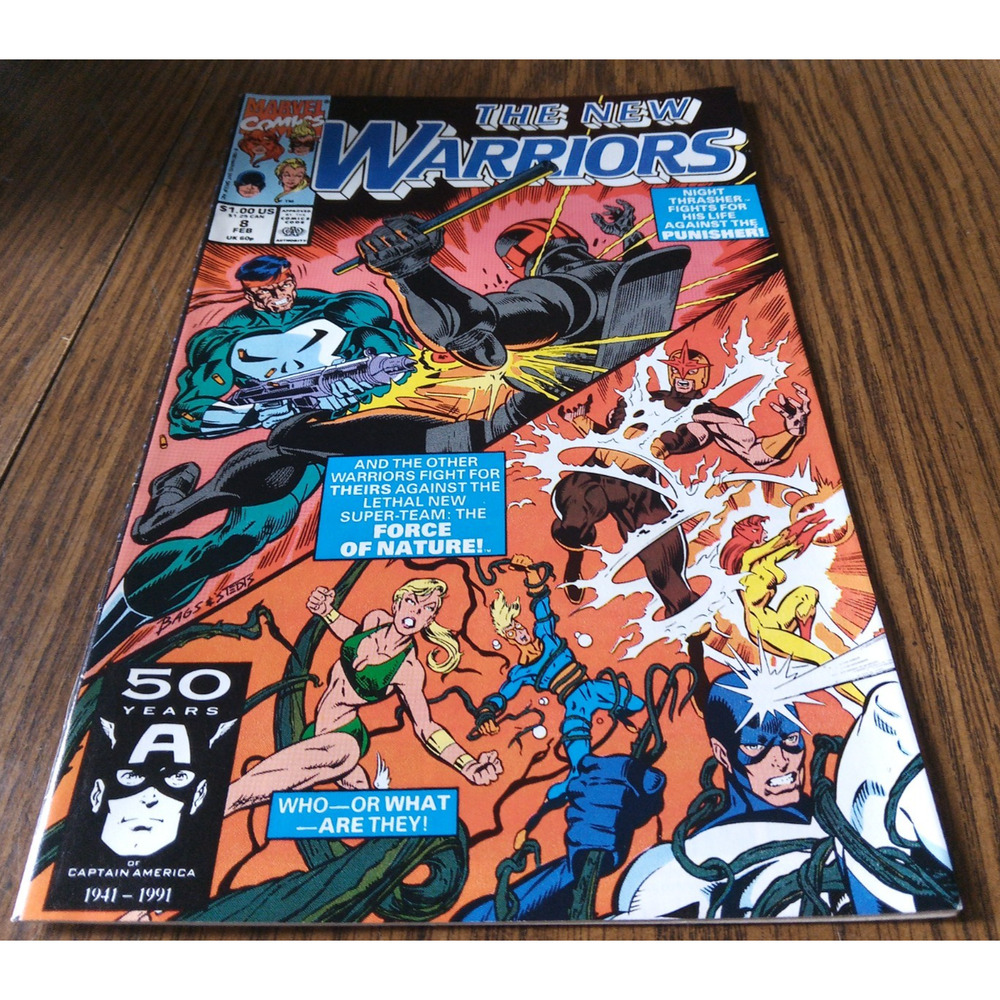 The New Warriors #8 (February 1991 Marvel Comics)